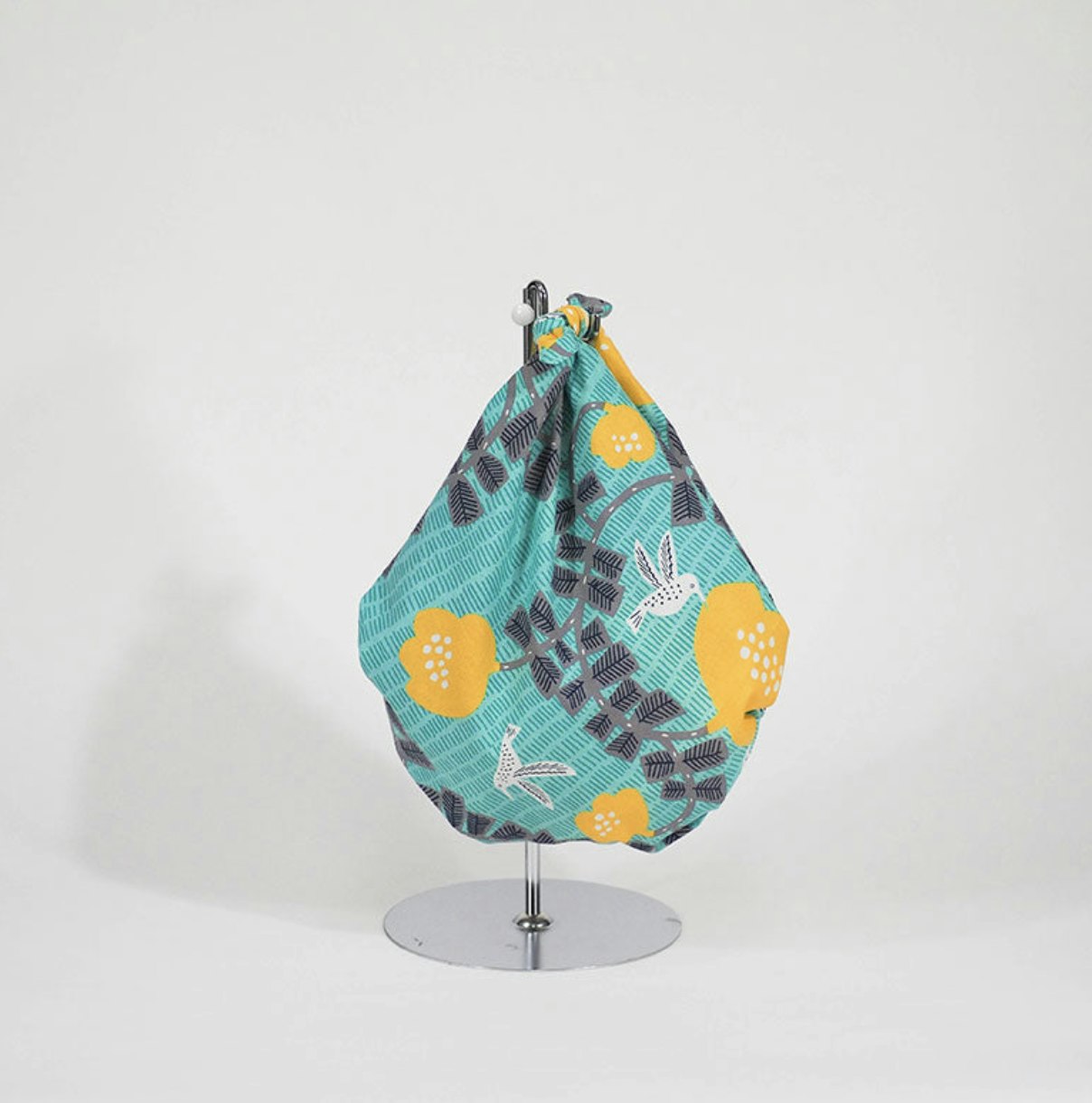 Furoshiki wrapping cloth - Hummingbird Green 70cm