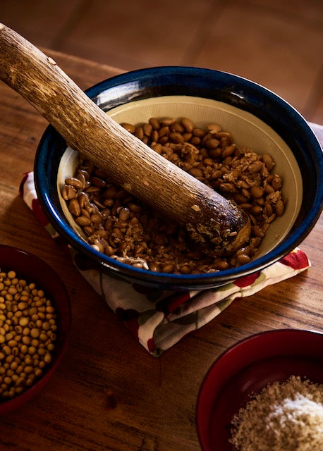 Organic Miso paste making and a bit of degustation lunch
