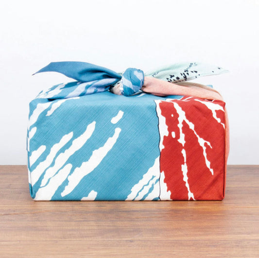 Furoshiki wrapping cloth - The Red Fuji / Hokusai 104cm