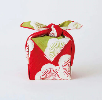 Versatile wrapping cloth (reversible) 50cm x 50cm Ume plum