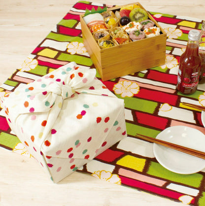 Furoshiki wrapping cloth - Modern/Konpeito Organic cotton 70cm