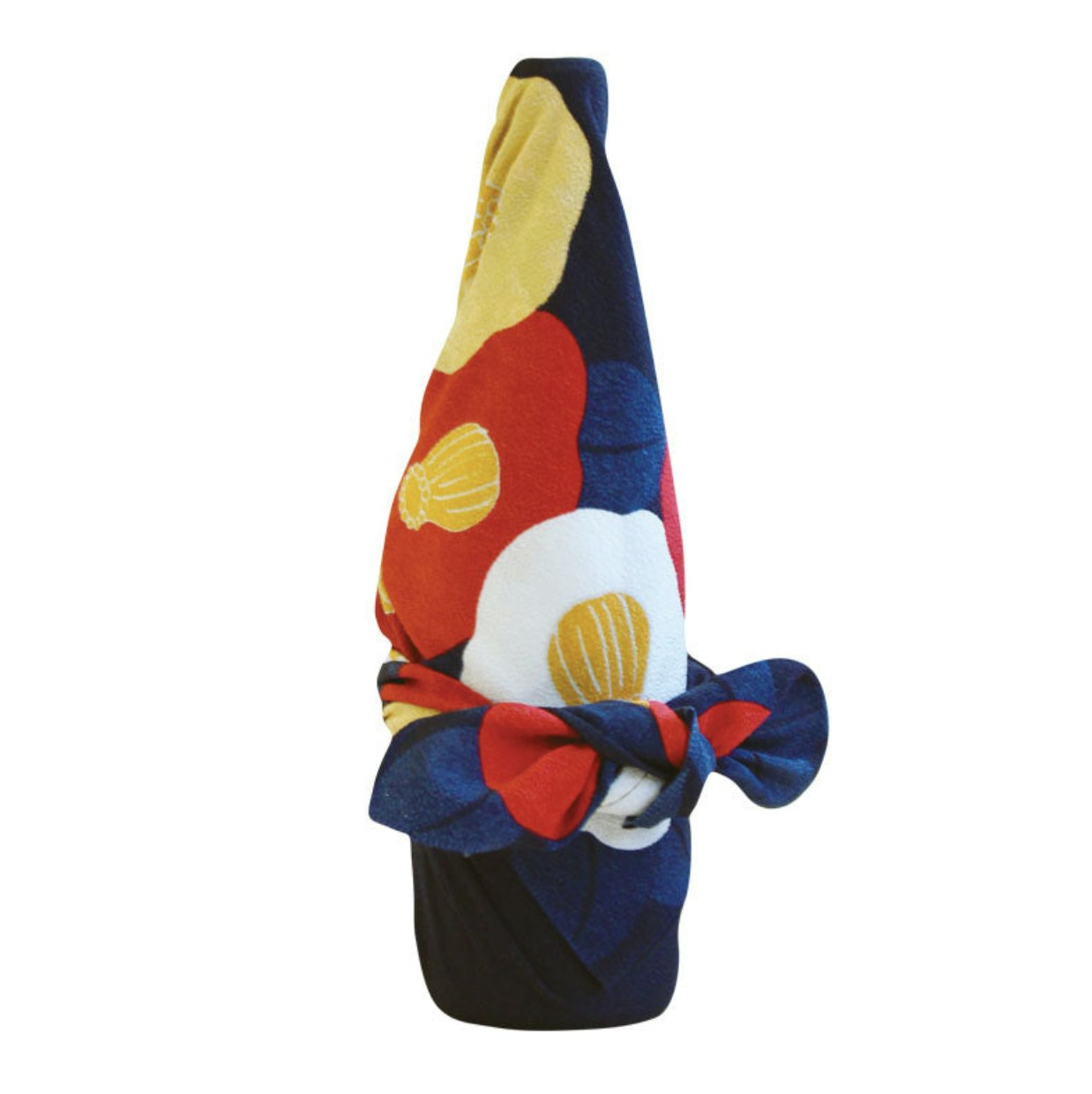 Furoshiki wrapping cloth - Chirimen/Tsubaki Japanese Camellia 70cm