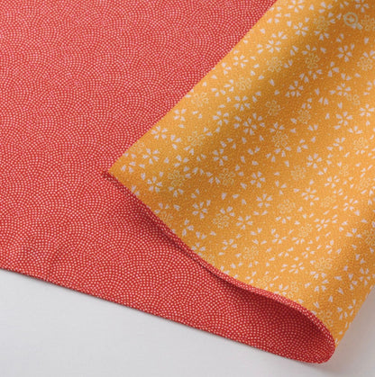 Furoshiki wrapping cloth - / Reversible Sakura&Fine Sharkshin 70cm