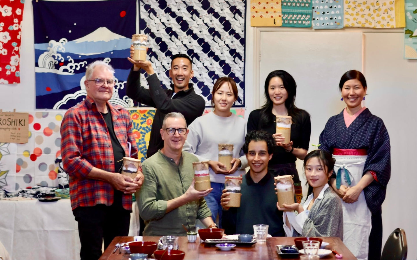 Organic Miso paste making and a bit of degustation lunch