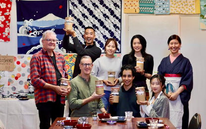 Organic Miso paste making and a bit of degustation lunch