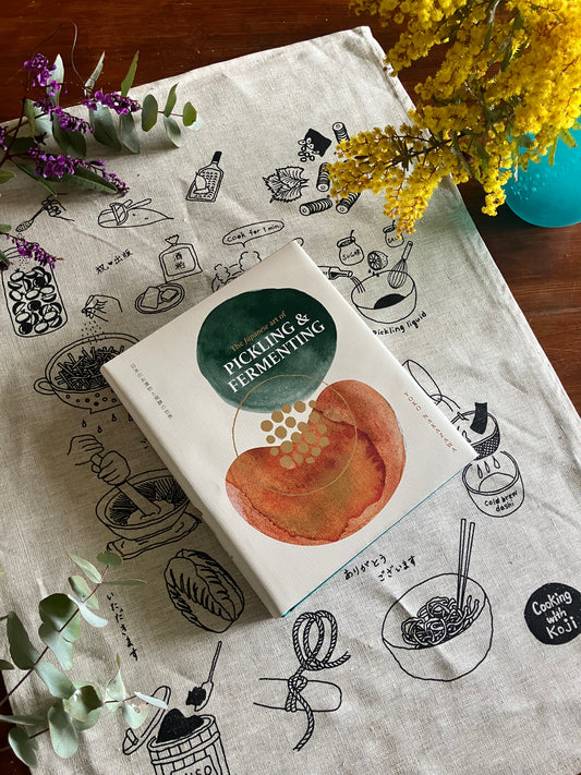 The Japanese art of PICKLING & FERMENTING Linen Tea towel