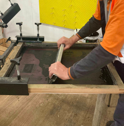 Malmsbury & animals tea towel