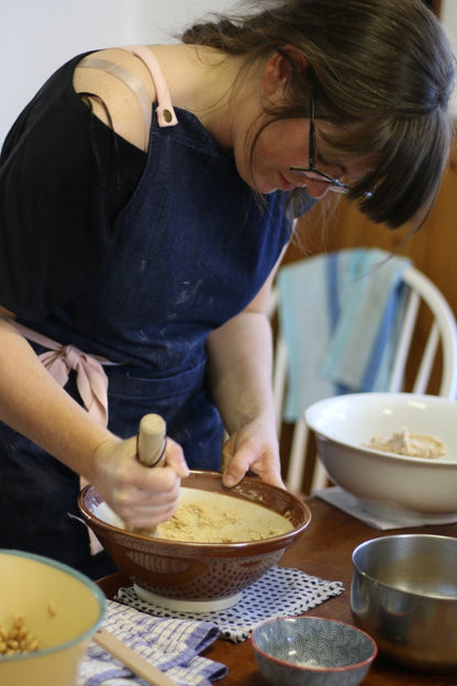 Organic Miso paste making and a bit of degustation lunch