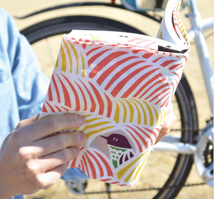 Furoshiki wrapping (Cat & bird) 48cm