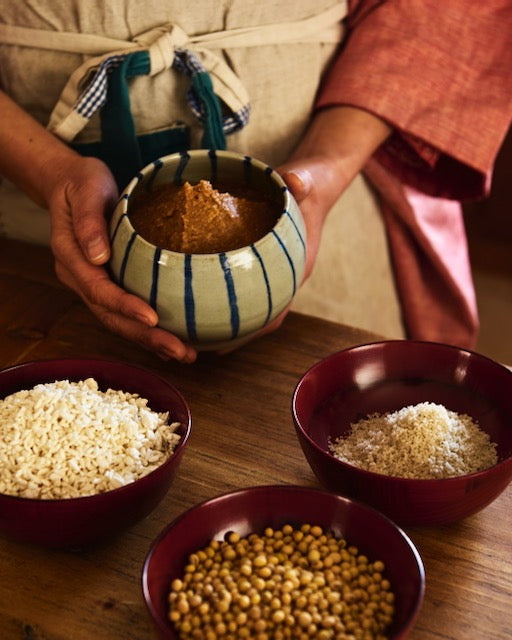 Organic Miso paste making and a bit of degustation lunch