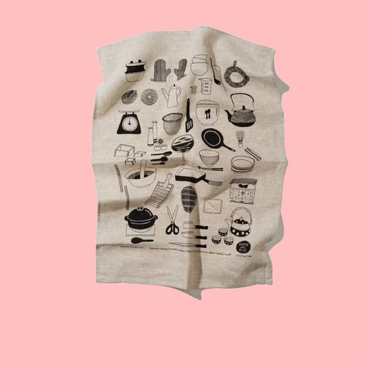 Japanese kitchen tools tea towel