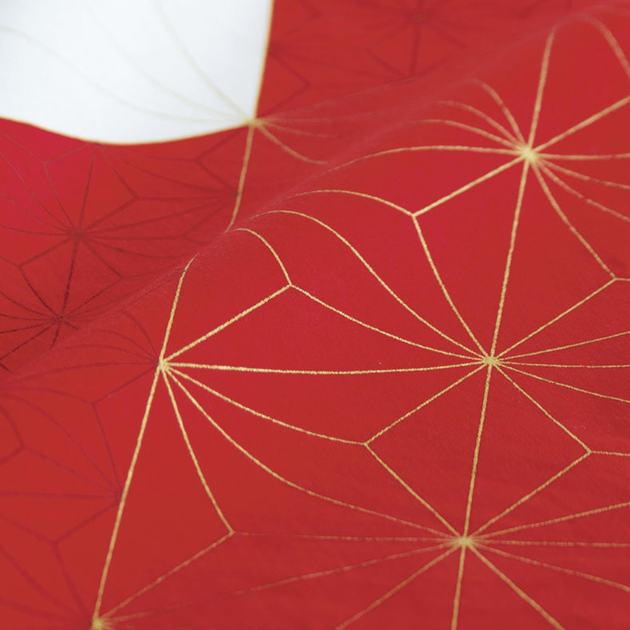 Furoshiki wrapping cloth - festive hemp leaf 70cm