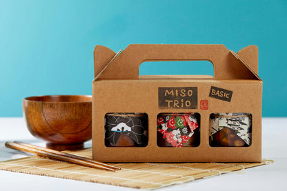 Organic miso trio - Basic (Gluten free / Vegan)