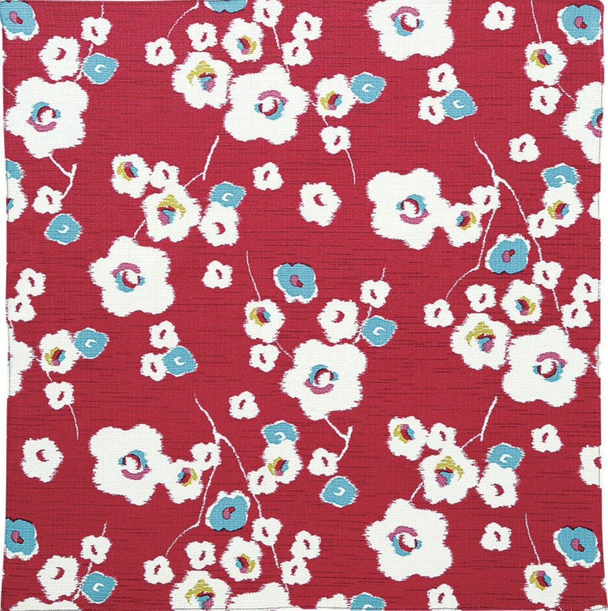 Furoshiki wrapping cloth - Modern/Ume Japanese apricot Organic cotton 70cm