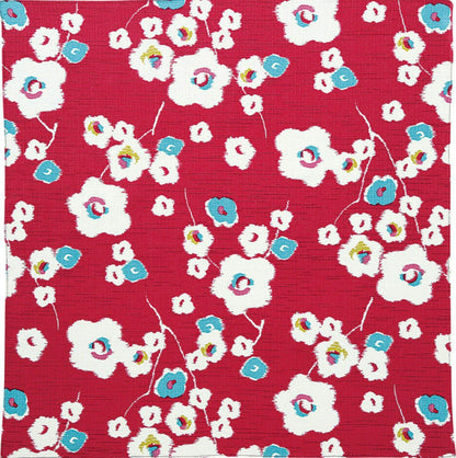 Furoshiki wrapping cloth - Modern/Ume Japanese apricot Organic cotton 70cm